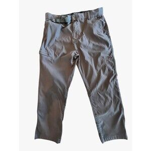 Gerry Nylon Pants Mens 36x29 Dk Grey Stretch Adventures on the go Hiking Outdoor